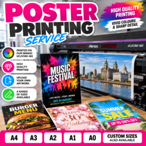 Custom Poster Printing A4–A0 & Custom Sizes | High Quality Poster Prints
