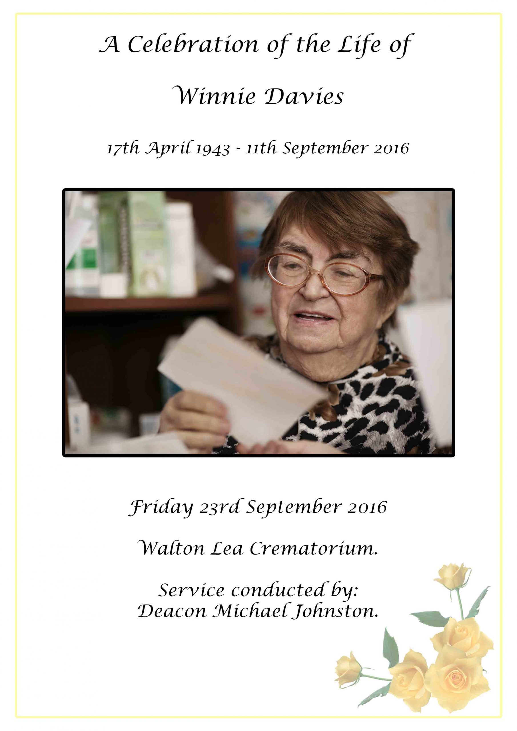 Funeral Order of Service from £55 - Image 2