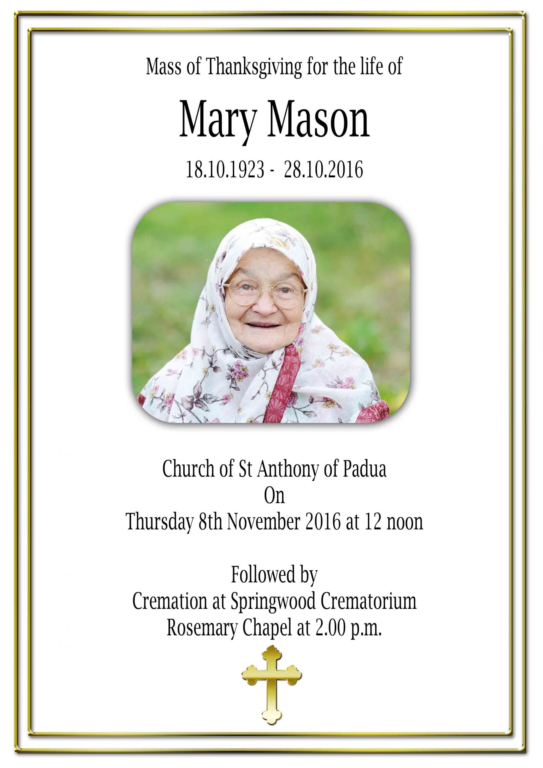 Funeral Order of Service from £55 - Image 5