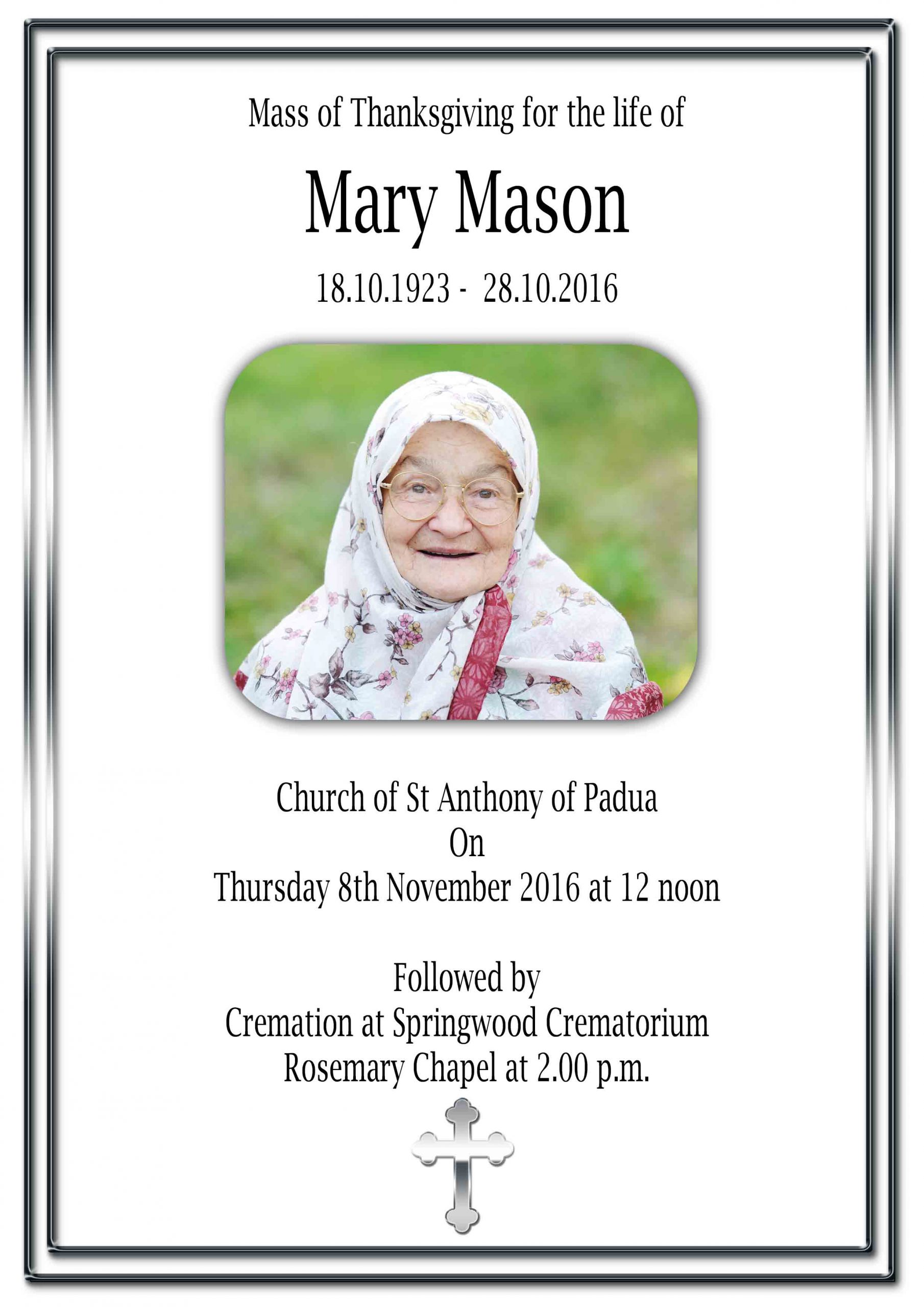 Funeral Order of Service from £55 - Image 6