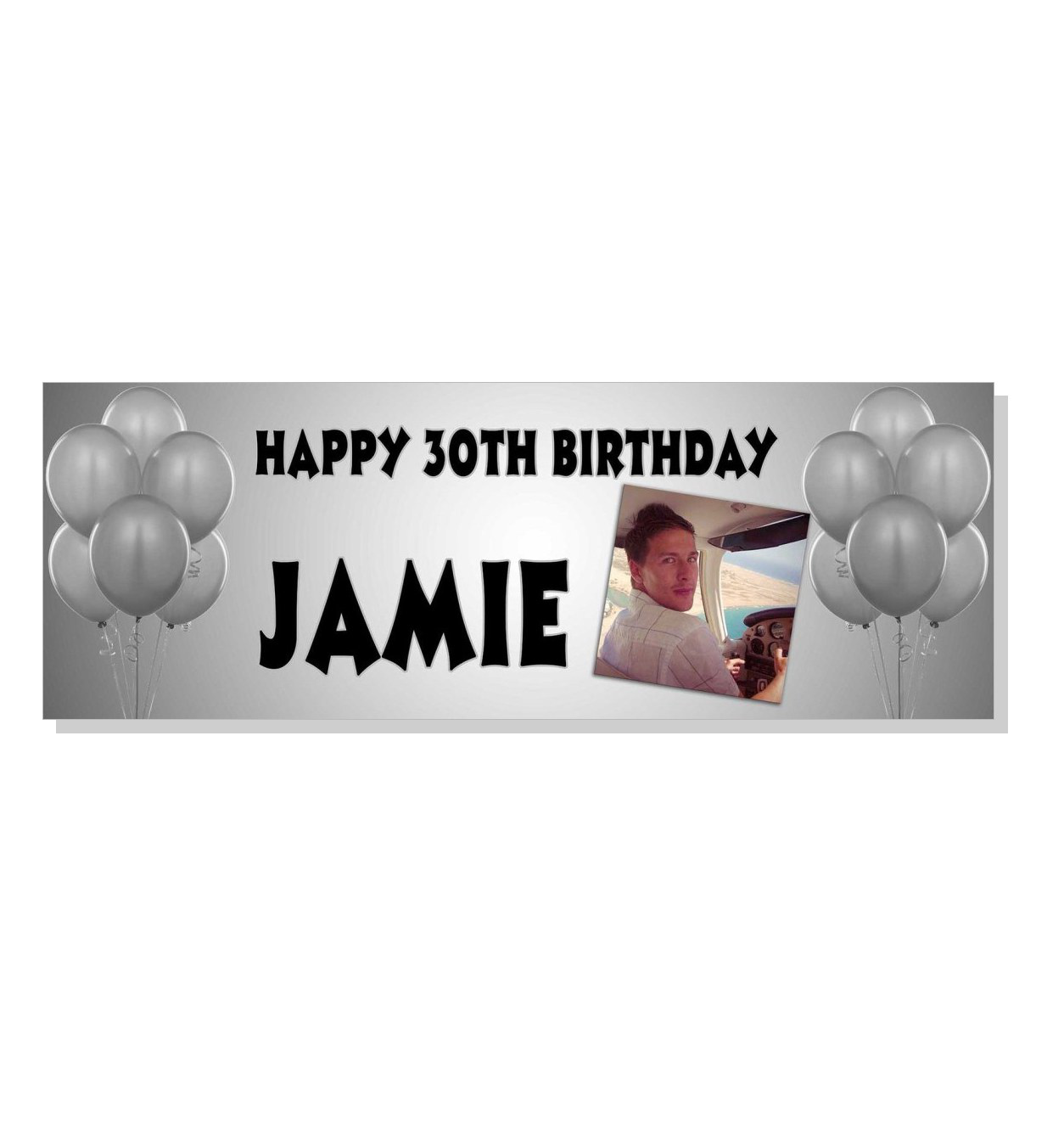 Balloon photo banner