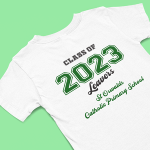 School leavers or end of year signing T Shirts.