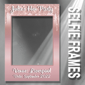 Rose Gold Effect Selfie Frame