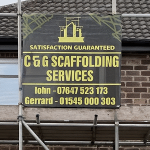 Custom Scaffolding Banners